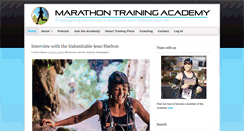 Desktop Screenshot of marathontrainingacademy.com